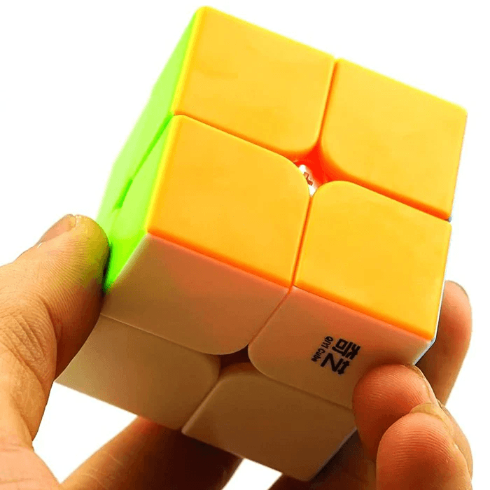 Speed Cube Puzzle 2x2x2 – Stickerless Fast-Spin Brain Toy - Image 1