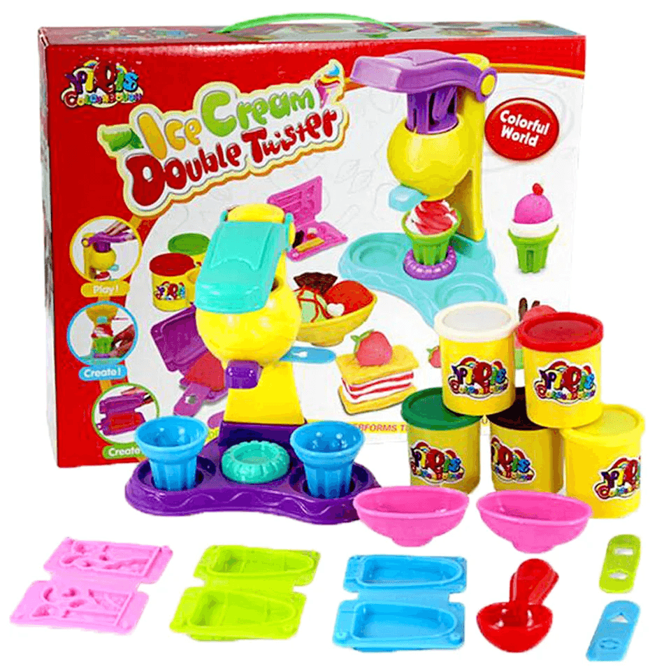 Ice Cream Machine ColorDough – Creative Play Set thumbnail 2