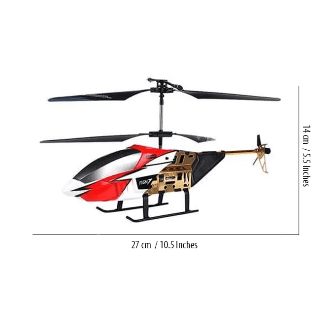 Remote Control Helicopter RFD-018 – 2-Channel Rechargeable Toy for Kids, Multi-Color thumbnail 2